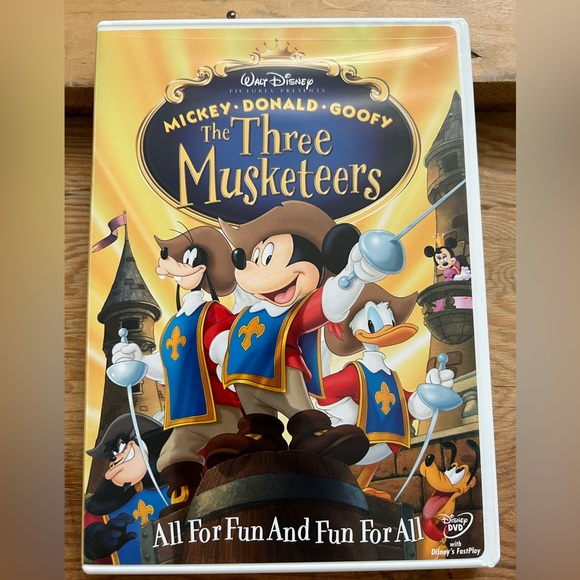 Mickey Donald Goofy: Three Musketeers NEW DVD - Picture 1 of 2